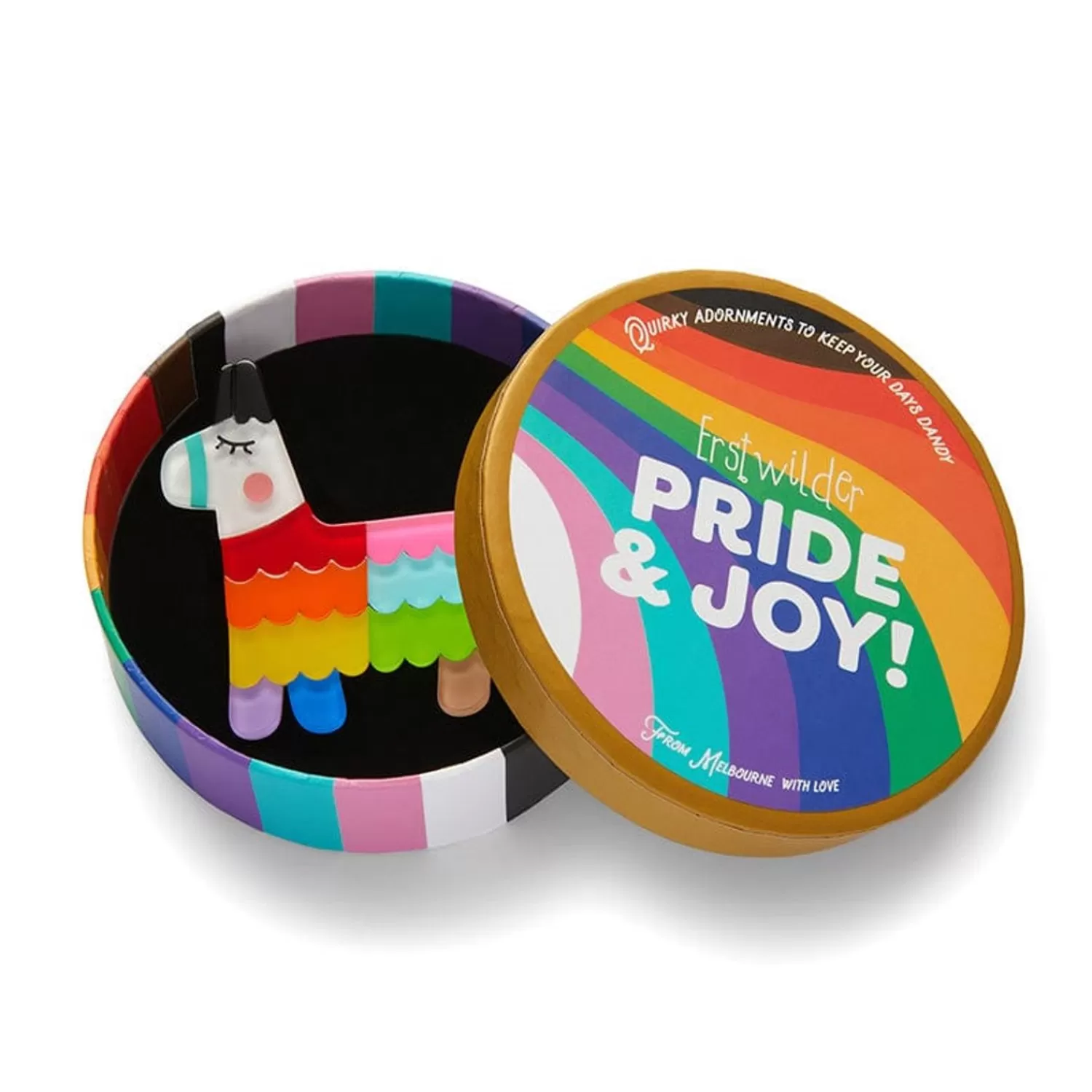 viva_pride_pinata_brooch_3.webp Viva Pride Pinata Brooch*Erstwilder Fashion