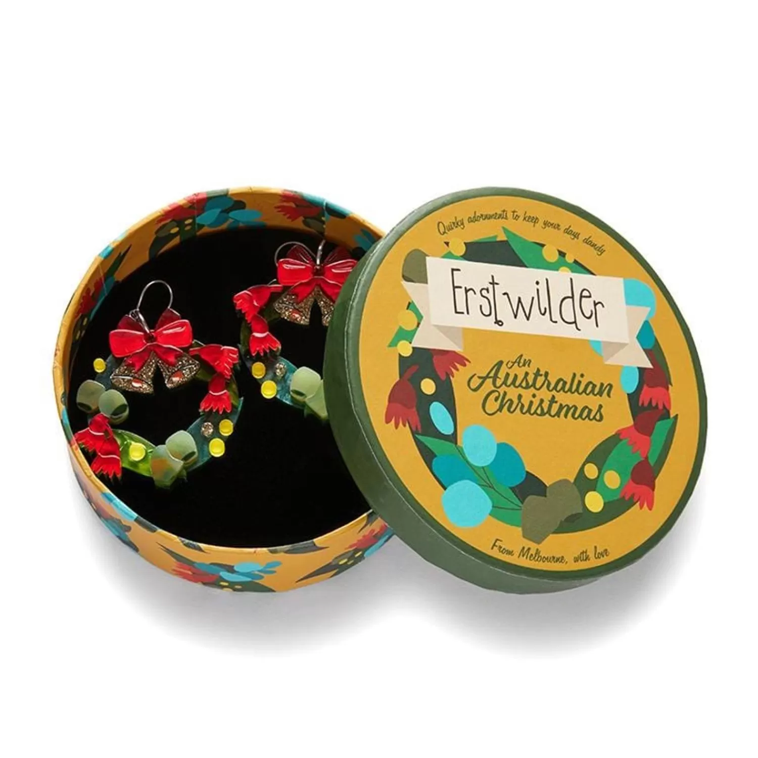 wreath_down_under_earrings_2.webp Wreath Down Under Earrings*Erstwilder Fashion